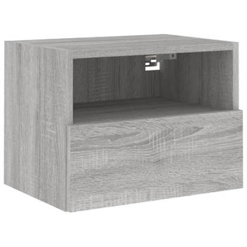 vidaXL Tv-wandmeubel 40x30x30 cm bewerkt hout grijs sonoma