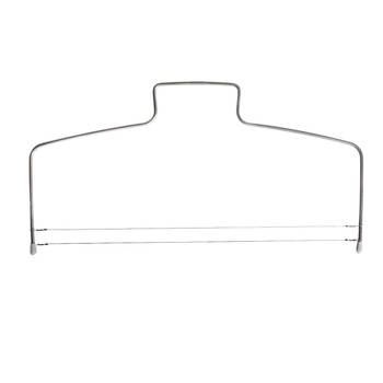 Intirilife roestvrijstalen taartsnijder - 31.8 x 14.5 cm - cake cutter met 2 gekartelde snijdraden, taartverdeler