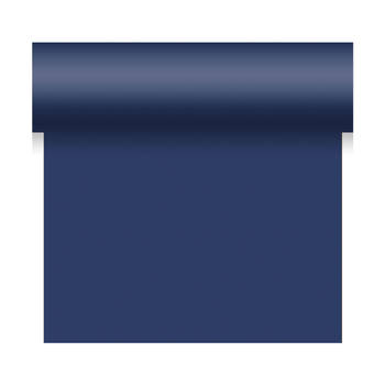 Duni tafelloper - papier - donkerblauw - 480 x 40 cm - Tafellopers - Feesttafelkleden