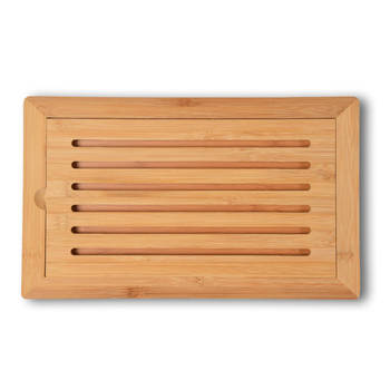 Broodplank houten broodplank licht bruin 553g Bamboo 38cm*2cm*2cm