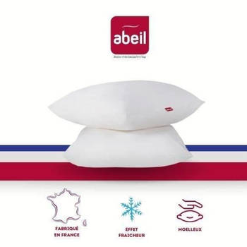 ABEIL Set van 2 Aerelle Cool Night Kussens - 60 x 60 cm - Wit