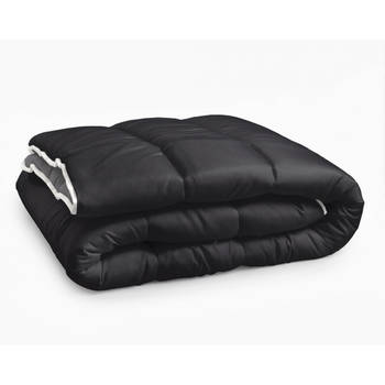 Sleeptime Dekbed en Overtrek in 1 - 140x200 - Eenpersoons - Zwart