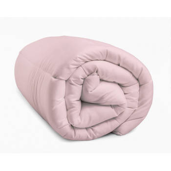 Sleeptime All-in one Omkeerbare Dekbed - Dekbed zonder Overtrek - 240x200 - Creme/Roze