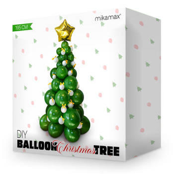 Blokker Ballonnen Kerstboom - DIY Balloon Christmas Tree Groen aanbieding