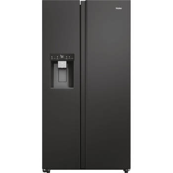 Haier Amerikaanse koelkast HSW79F18DIPT - Energieklasse D - Zwart
