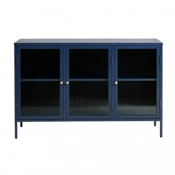 Olan glazen dressoir - 130 cm - blauw