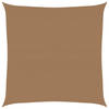 vidaXL Zonnezeil 160 g/m² 4,5x4,5 m HDPE taupe