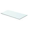 vidaXL Wandschap transparant 60x25 cm glas