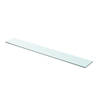 vidaXL Wandschap transparant 90x12 cm glas