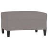 vidaXL Voetenbank 70x55x41 cm stof taupe