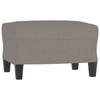 vidaXL Voetenbank 60x50x41 cm stof taupe