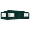 vidaXL Partytent met zijwanden professioneel 90 g/m² 4x9 m groen