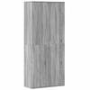 vidaXL Hoge kast 80x35x180 cm bewerkt hout grijs sonoma eikenkleurig