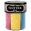 Creativ Company Glitters Kleuren, 6x13gr.