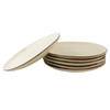 OTIX Dinerborden - Bordenset - 6 Persoons - Beige - 27cm - Keramiek - MAPLE