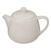 Secret de Gourmet Theepot Cameron - 1000 ml - keramiek - wit - deksel/handvat - Theepotten