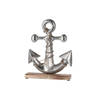 Scheep/schip anker beeld - 24 x 33 cm - maritieme home decoraties - aluminium - Beeldjes