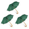 Drietal Automatische paraplu Polyester Groen Opvouwbare paraplu Diameter – 102cm