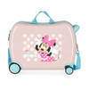 Disney Minnie Mouse meisjes rol zit kinderkoffer ride on ABS twister