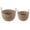 Present Time - Mandenset Basket Set van 2 - Naturel