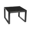 Livingfurn - Salontafel Norris 60 cm - Mangohout / Gecoat Staal