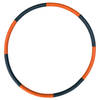 Hoelahoep - Hoola Hoop - Fitness hoepel - 90 x 90 x 3 cm - Metaal Stalenbuis - Oranje/Zwart