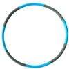 Hoelahoep - Hoola Hoop - Fitness hoepel - 90 x 90 x 3 cm - Metaal Stalenbuis - Blauw/Grijs