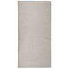 vidaXL Buitenkleed platgeweven 100x200 cm taupe