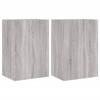 vidaXL Tv-wandmeubels 2 st 40,5x30x60 cm hout grijs sonoma