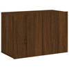 vidaXL Tv-meubel wandgemonteerd 60x30x41 cm bruin eikenkleur