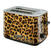 Stijlvolle Bourgini Panther Toaster - Panterprint Broodrooster voor Perfecte Toast