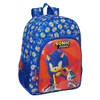 Schoolrugzak Sonic Prime Blauw 33 x 42 x 14 cm