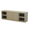 Giga Meubel - Tv-meubel Beige Mangohout - Rechthoek - 180x40x60cm - Xander