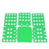 Intirilife wasvouwplank kledingvouwhulp in groen - 67.5 x 58 cm - voor het snel en ongecompliceerd vouwen van kleding