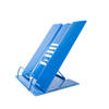 Intirilife leesstandaard van metalen in blauw - 21 x 16.5 x 20.3 cm - in hoogte verstelbare boekenstandaard voor school