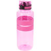 Drinkfles/waterfles/bidon - 1500 ml - roze - kunststof - Drinkflessen