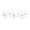 Prachtige Latte Macchiato Set met Glazen en Bekers - Inhoud - 6 lepels – 6 glazen - Transparant Glas - 6x300ML –