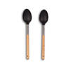 2 pieces serving spoons Soup spoon black&beige serving spoon Kitchenware Sauce spoon 34cm*6.5cm