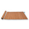 2x Stijlvolle Licht Bruin Vloermat - deurmat 80cm x 50cm x 0.5cm Bamboo Materiaal