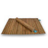 2x Stijlvolle Olive Vloermat - deurmat 80cm x 50cm x 0.5cm Bamboo Materiaal