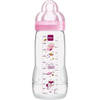 MAM Babyfles Easy Active 2e leeftijd - 330 ml - Vanaf 6 maanden - Speen Flow X - Roze