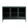 Olan glazen dressoir - 130 cm - groen