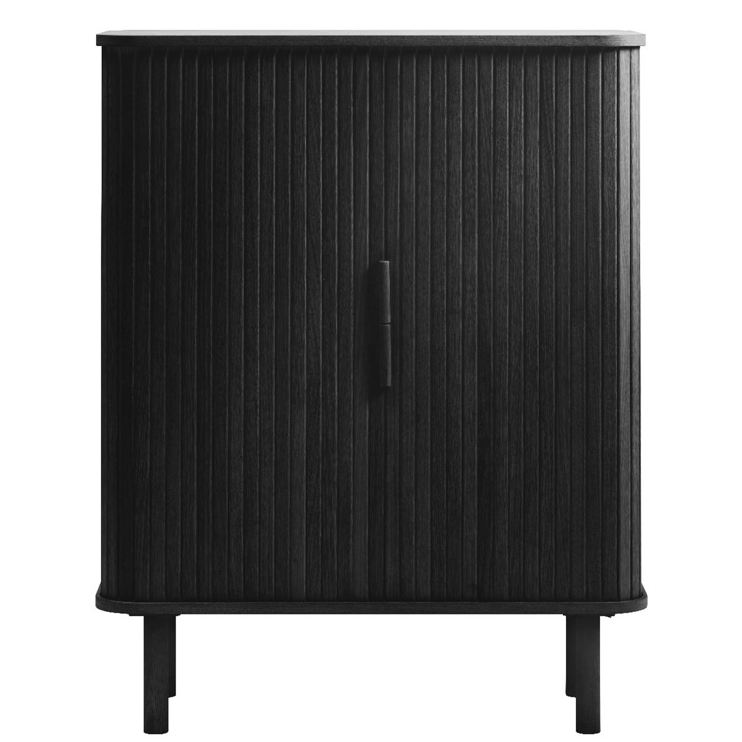 Ingo eiken kabinet - 90 cm - zwart