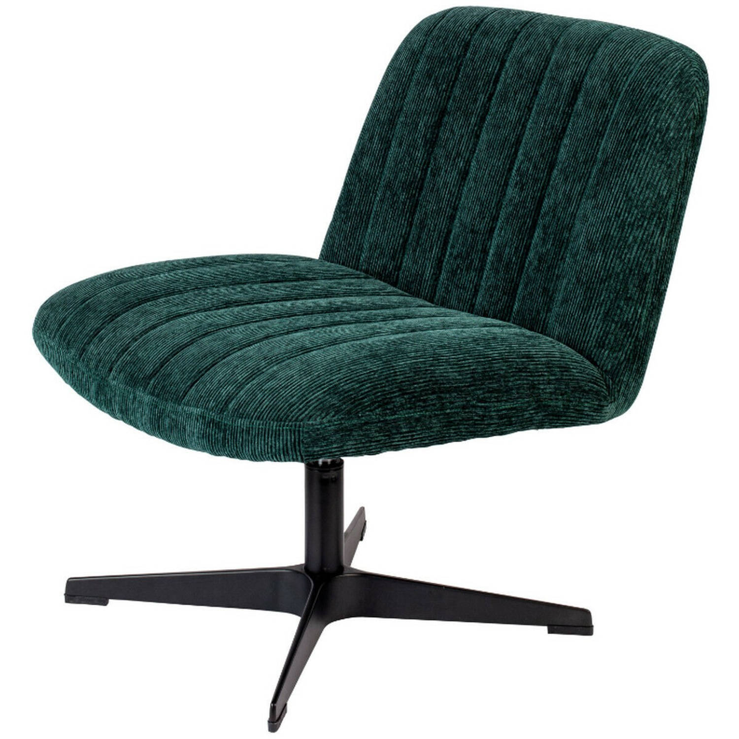 Höfn fauteuil ribstof groen