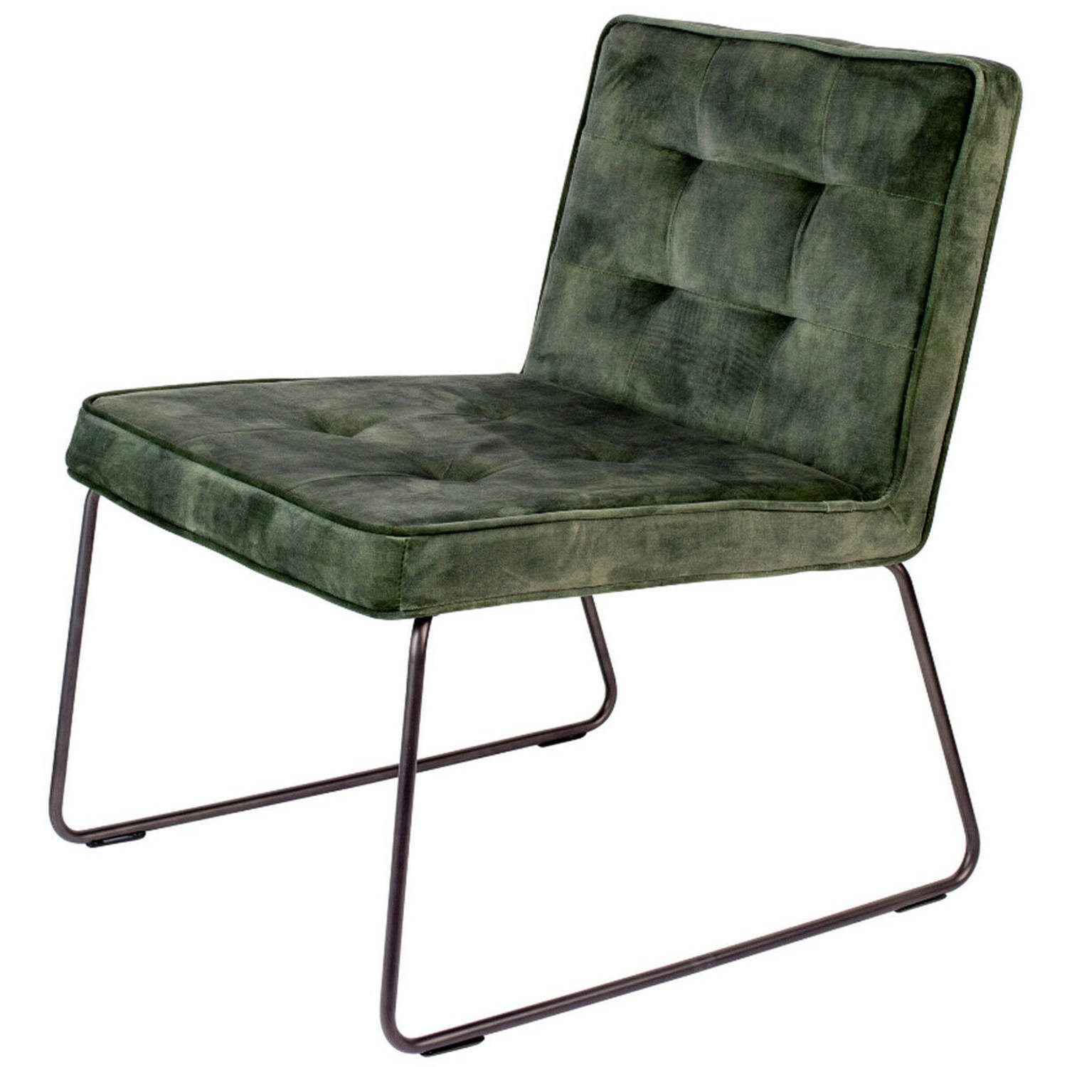 Hólar fauteuil grijs groen