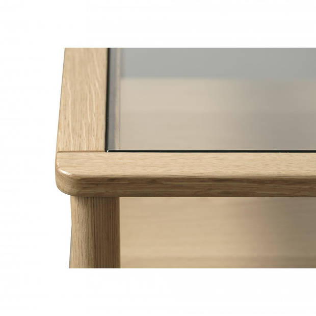 Alrik glazen salontafel - 60 x 120 cm - naturel