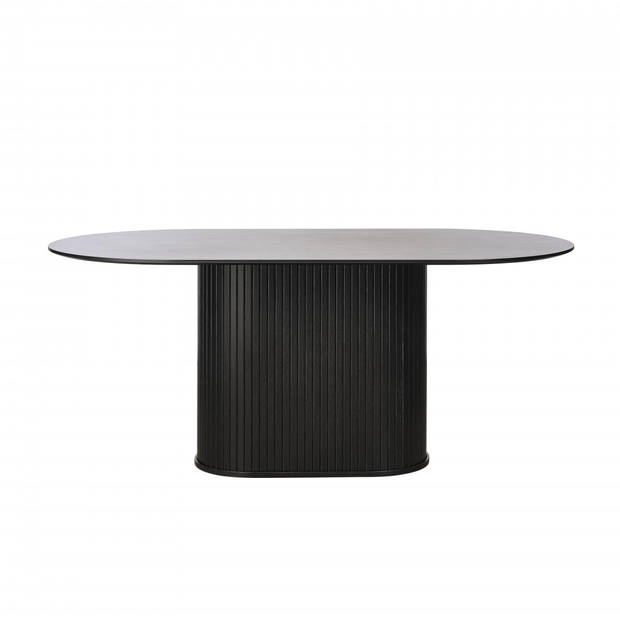 Kelly eettafel ovaal - zwart