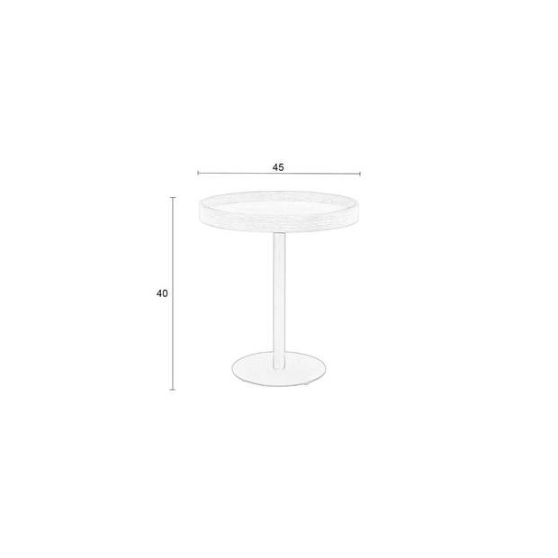 Lars sidetable zwart S