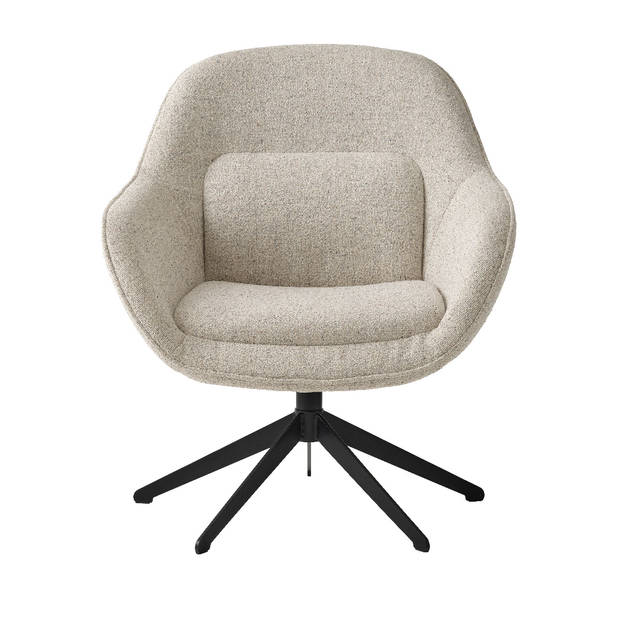 Mikkel draaibare fauteuil - wit