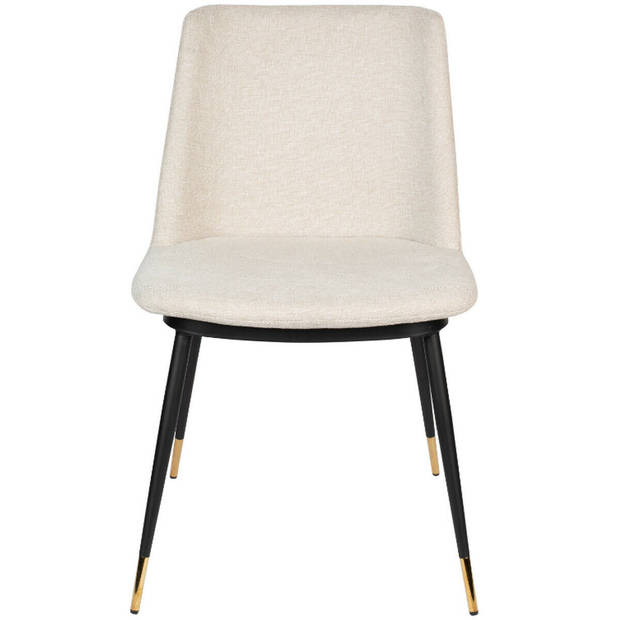 Larvik eetkamerstoel stof beige